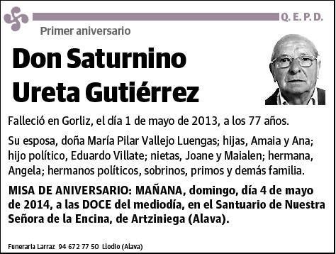 URETA GUTIERREZ,SATURNINO