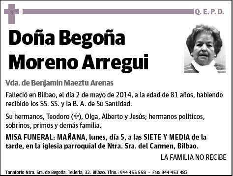 MORENO ARREGUI,BEGOÑA