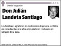 LANDETA SANTIAGO,JULIAN