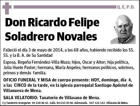 SOLADRERO NOVALES,RICARDOFELIPE