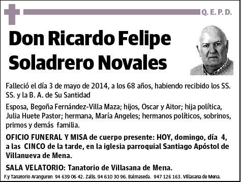 SOLADRERO NOVALES,RICARDOFELIPE