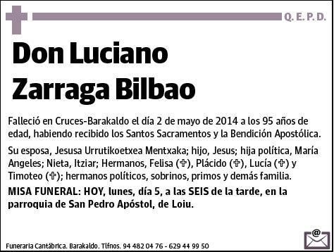 ZARRAGA BILBAO,LUCIANO