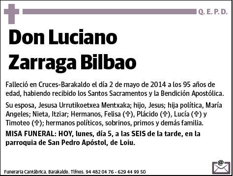 ZARRAGA BILBAO,LUCIANO