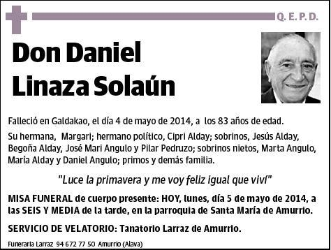 LINAZA SOLAUN,DANIEL