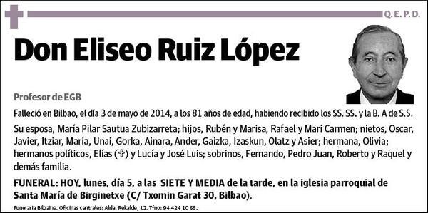 RUIZ LOPEZ,ELISEO