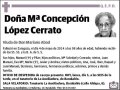 LOPEZ CERRATO,Mª CONCEPCION
