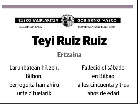 RUIZ RUIZ,TEYI