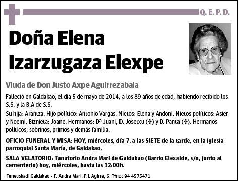 IZARZUGAZA ELEXPE,ELENA