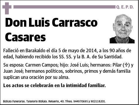 CARRASCO CASARES,LUIS