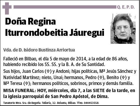 ITURRONDOBEITIA JAUREGUI,REGINA