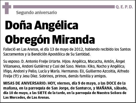 OBREGÓN MIRANDA,ANGÉLICA