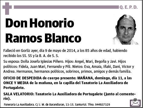 RAMOS BLANCO,HONORIO