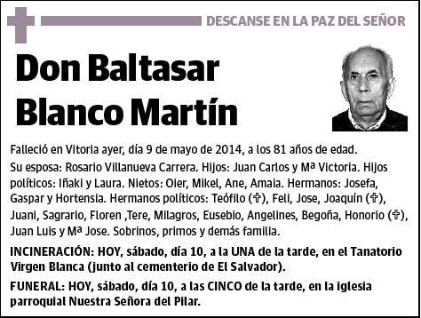 BLANCO MARTIN,BALTASAR