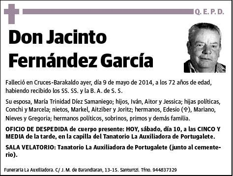 FERNANDEZ GARCIA,JACINTO