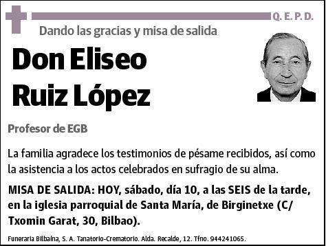 RUIZ LOPEZ,ELISEO