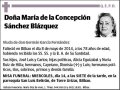 SANCHEZ BLAZQUEZ,MARIA DE LA CONCEPCION