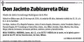 ZUBIZARRETA DIAZ,JACINTO