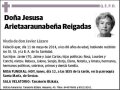 ARIETAARAUNABEÑA REIGADAS,JESUSA