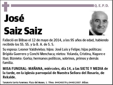SAIZ SAIZ,JOSE