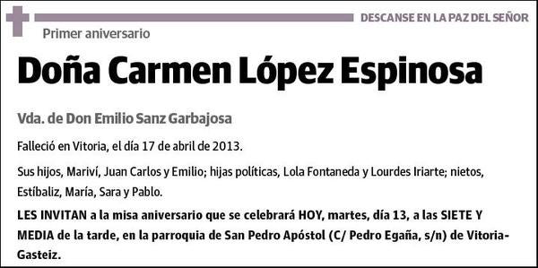 LOPEZ ESPINOSA,CARMEN