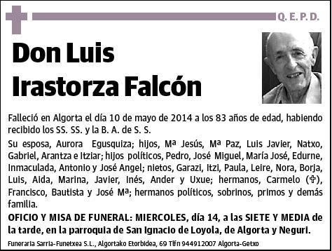 IRASTORZA FALCON,LUIS
