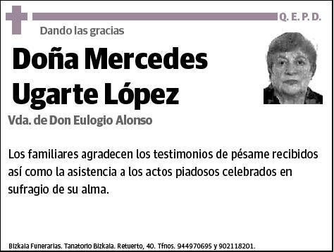 UGARTE LOPEZ,MERCEDES