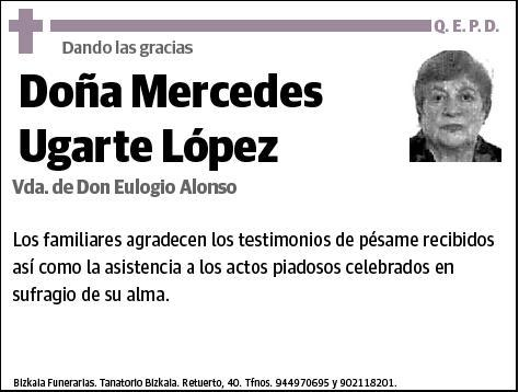 UGARTE LOPEZ,MERCEDES