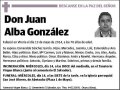 ALBA GONZALEZ,JUAN