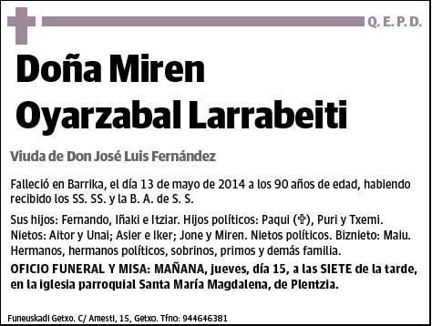 OYARZABAL LARRABEITI,MIREN