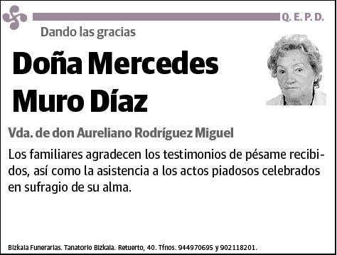 MURO DIAZ,MERCEDES