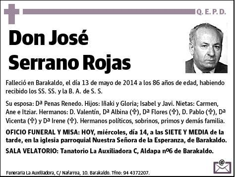 SERRANO ROJAS,JOSE