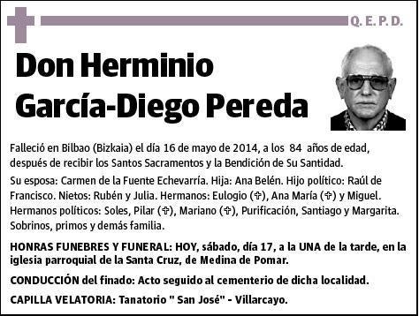 GARCIA-DIEGO PEREDA,HERMINIO