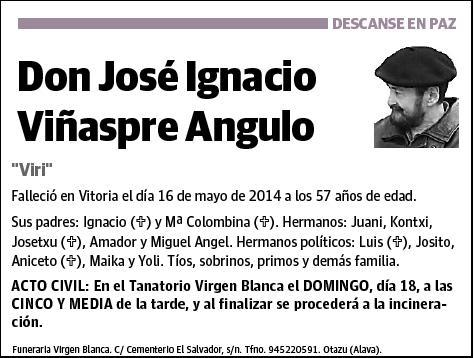 VIÑASPRE ANGULO,JOSE IGNACIO