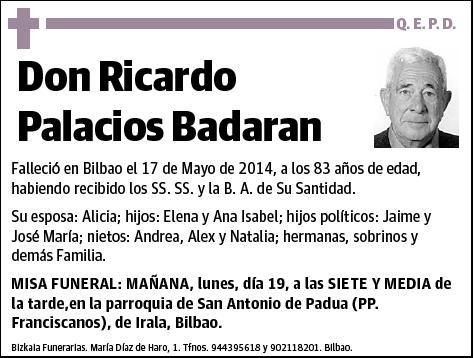 PALACIOS BADARAN,RICARDO