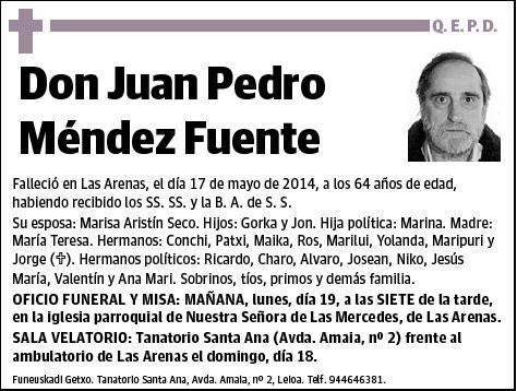 MENDEZ FUENTE,JUAN PEDRO