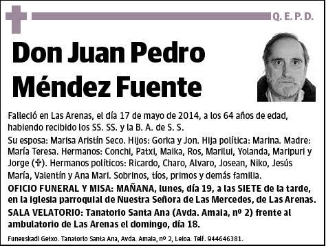 MENDEZ FUENTE,JUAN PEDRO