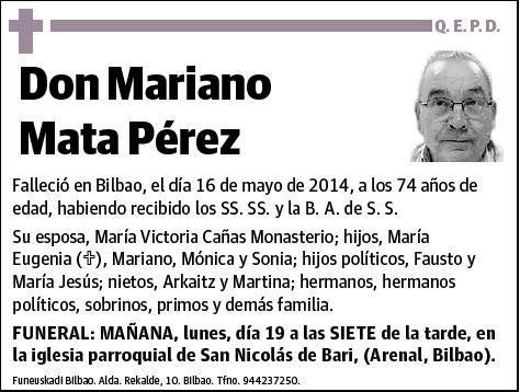 MATA PEREZ,MARIANO