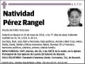 PEREZ RANGEL,NATIVIDAD