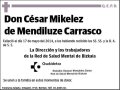 MIKELEZ DE MENDILUCE CARRASCO,CESAR