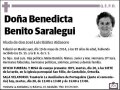 BENITO SALAREGUI,BENEDICTA