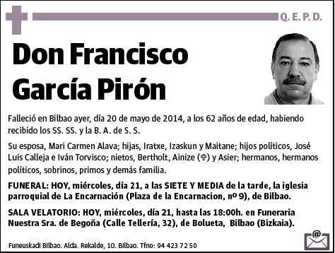 GARCIA PIRON,FRANCISCO