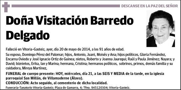 BARREDO DELGADO,VISITACION