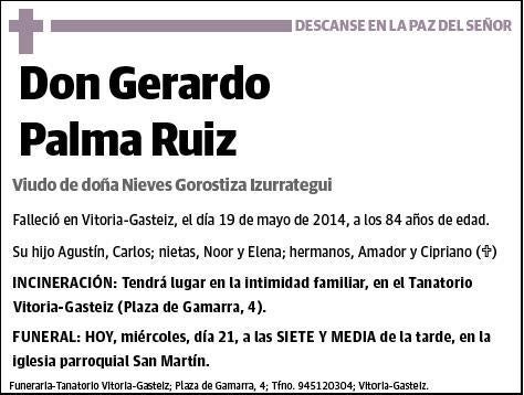 PALMA RUIZ,GERARDO