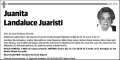 LANDALUCE JAURISTI,JUANITA