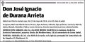 DE DURANA ARRIETA,JOSE IGNACIO
