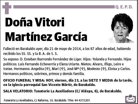 MARTINEZ GARCIA,VITORI