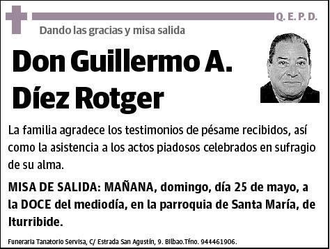 DIEZ ROTGER,GUILLERMO A.