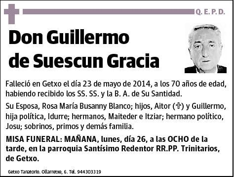 DE SUESCUN GRACIA,GUILLERMO