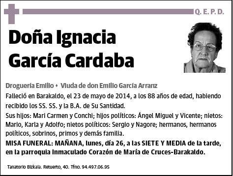 GARCIA CARBADA,IGNACIA