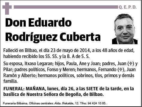 RODRIGUEZ CUBERTA,EDUARDO